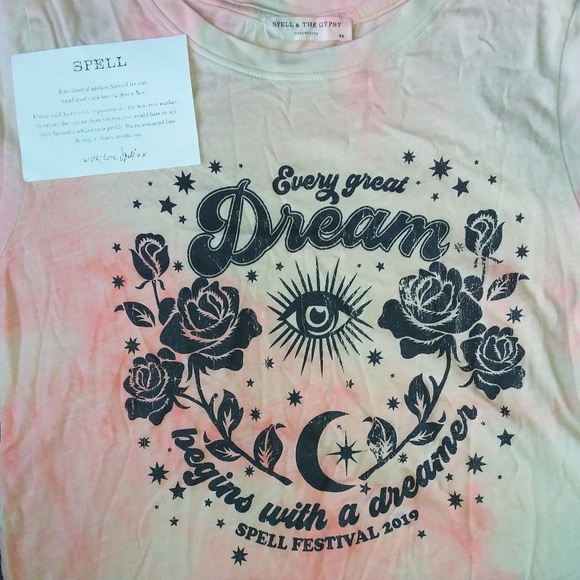 Spell Splendour '19 festival tee tie dye splendor - Picture 5 of 11